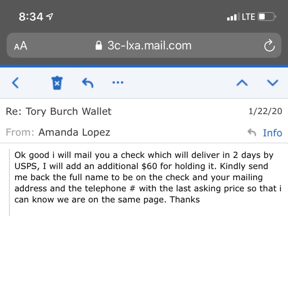 Poshmark Scam